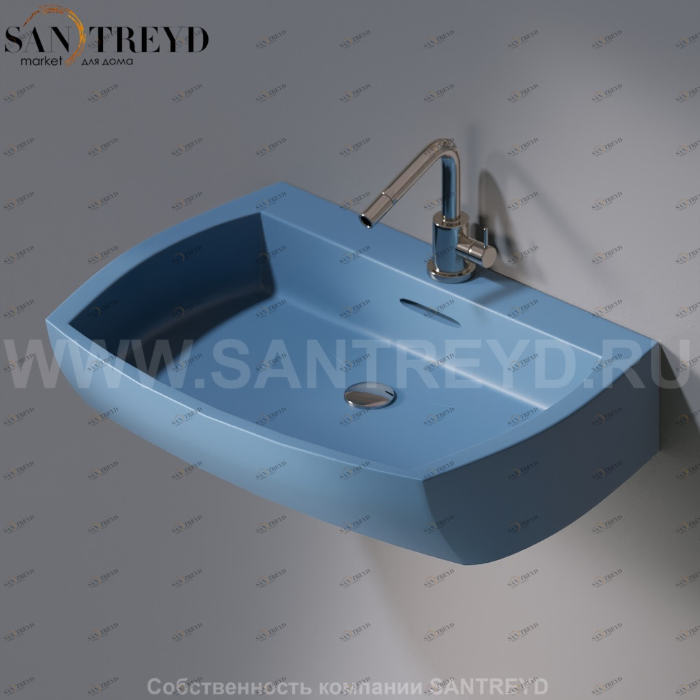 L283.141 Подвесная раковина настенная овальная A. e T. Italia SQUARE AeT ITALIA