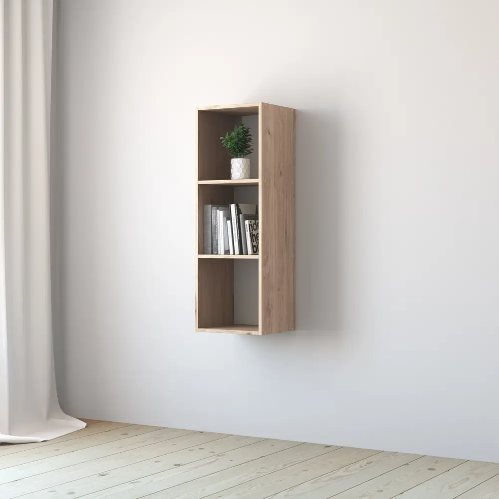 Стеллаж SPACEO KUB 3К, 36х104х31,7 см, цвет дуб STLM-2133387 - Вид №4