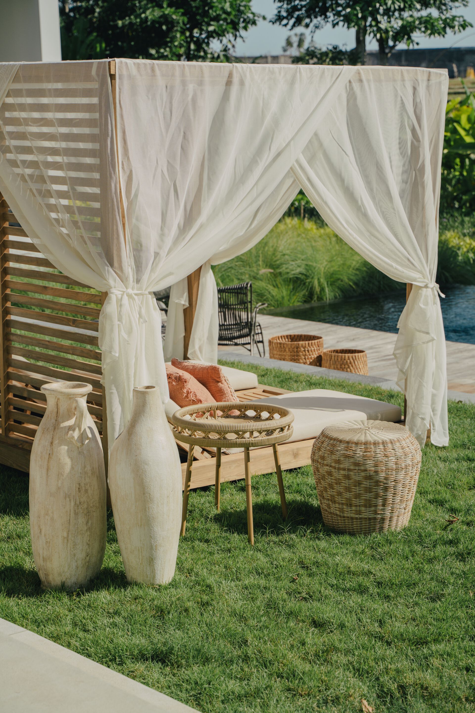 Круглый журнальный столик из синтетического волокна cbdesign Agadir ARCH-00074831 - Вид №2