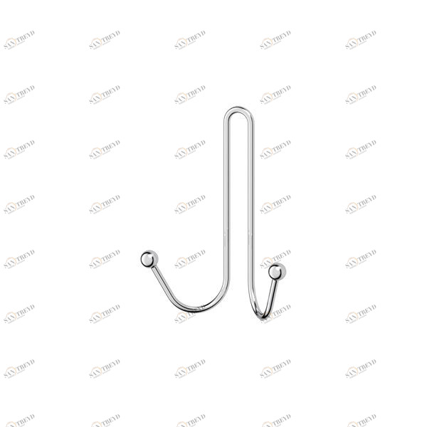 Крючок двойной для крепления на вакуумной присоске Santreyd GHI 100