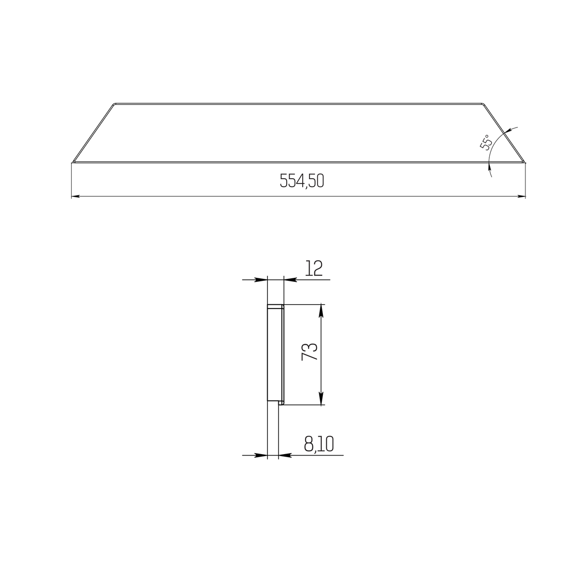 Подставка под смеситель Wing-Creek серая KIT KRAKEN  - Вид №3