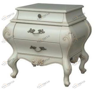 Arrediorg.it® Прикроватная тумбочка из березы округлой формы с ящиками Florence sun-id-1406898