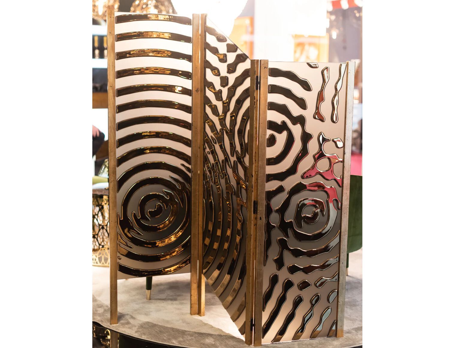 Стеклянная ширма PlusObject Interference ARCH-00054199