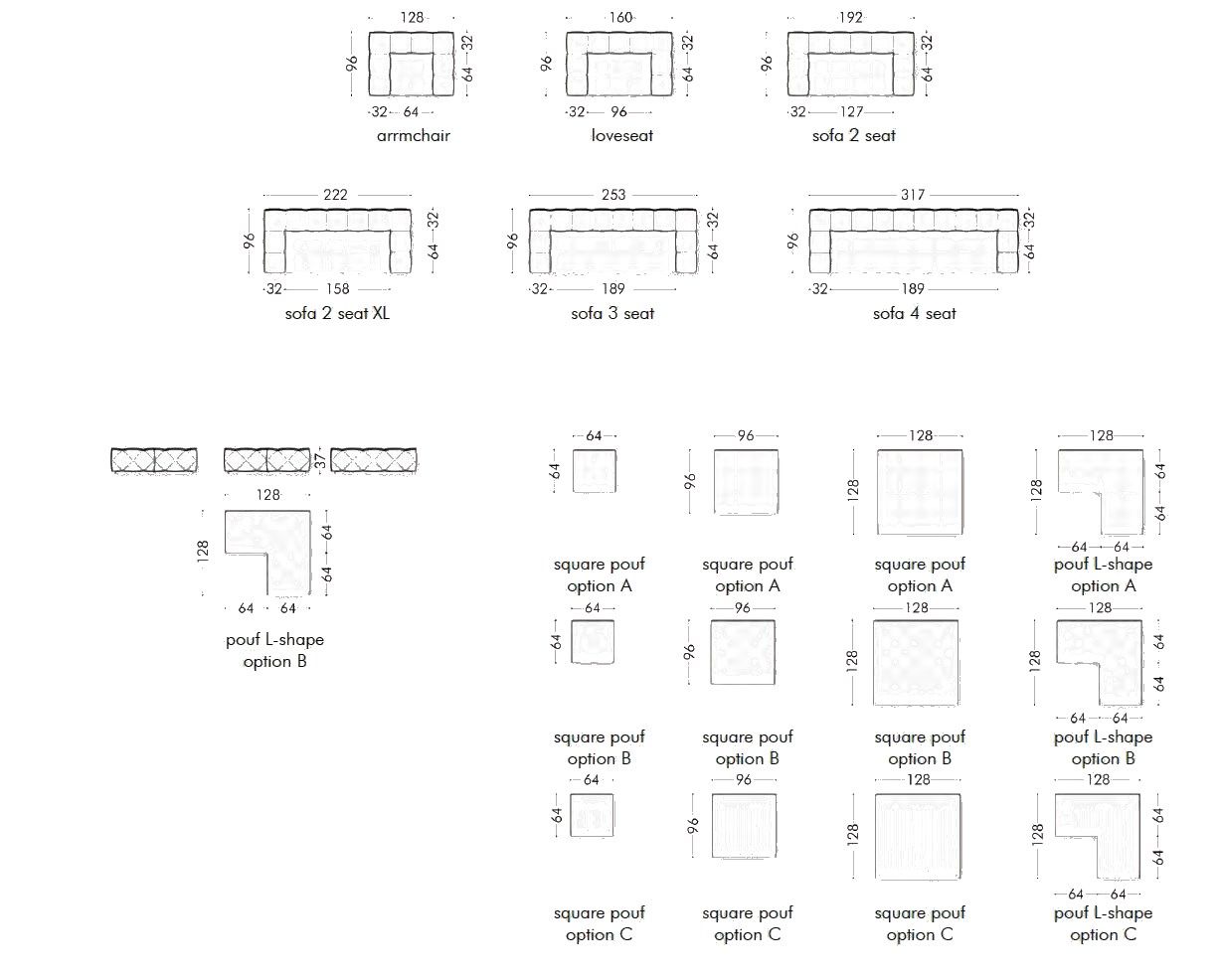 Угловой диван из ткани Formitalia Mayor ARCH-00126624 - Вид №10