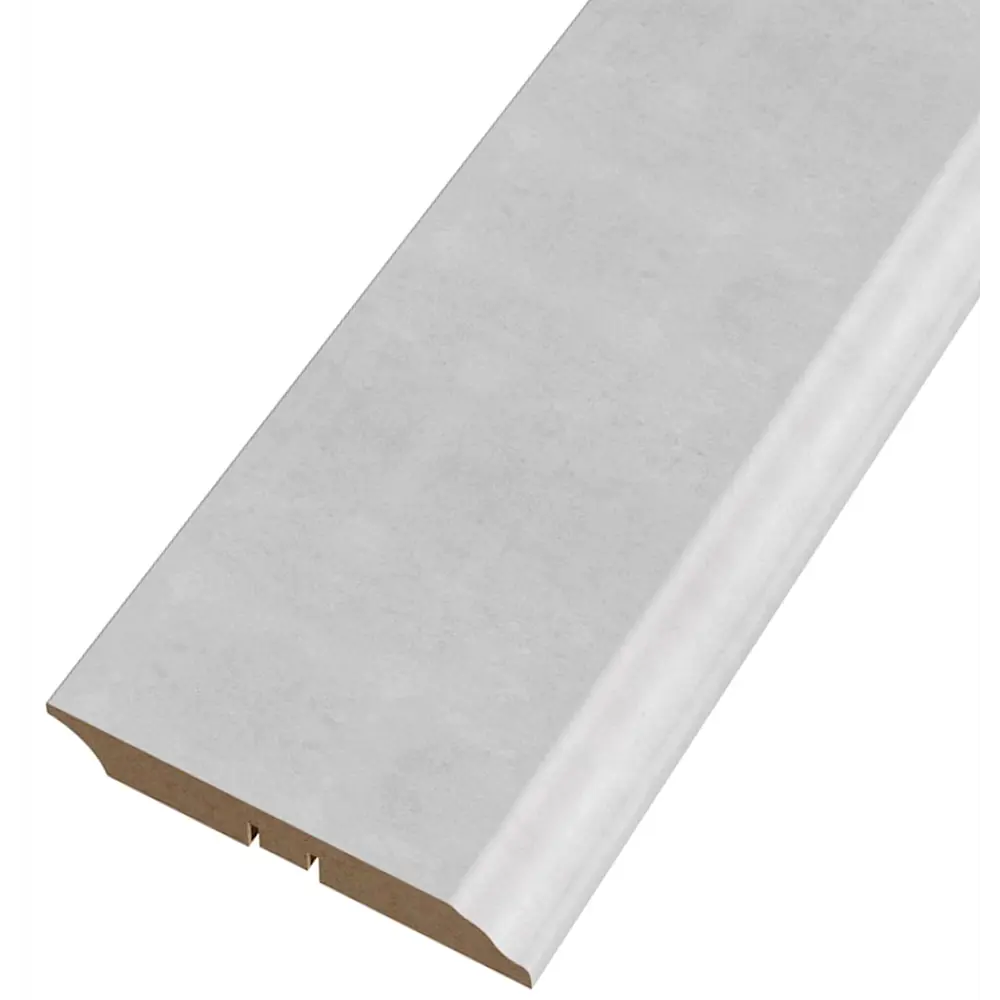 Плинтус напольный МДФ «Лофт светлый» фигурный высота 80 мм длина 2.05 м КРОНОПРОФИЛЬ STLM-2164825