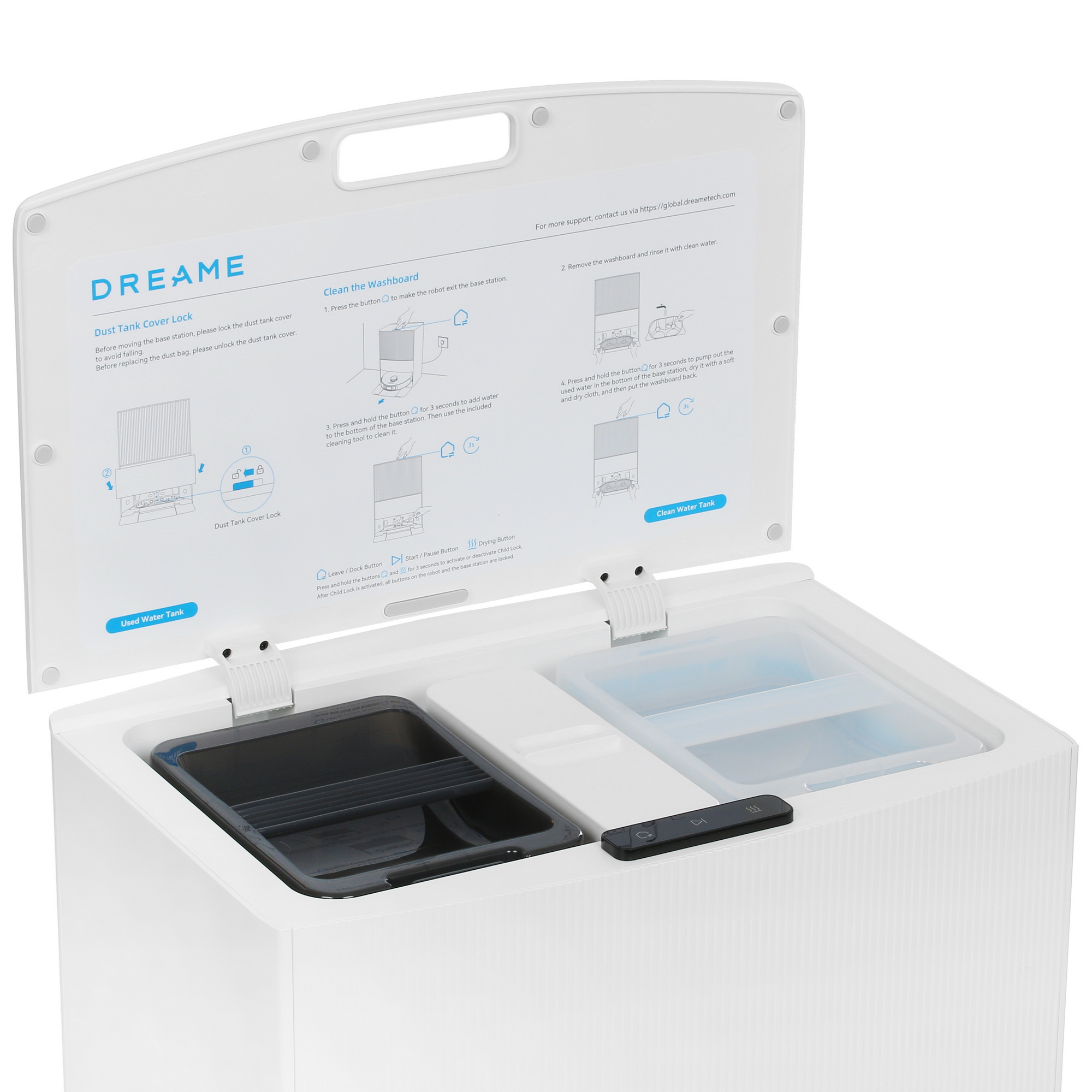 5422052 Робот-пылесос Dreame L20 Ultra Complete белый STDN-0029999 - Вид №8