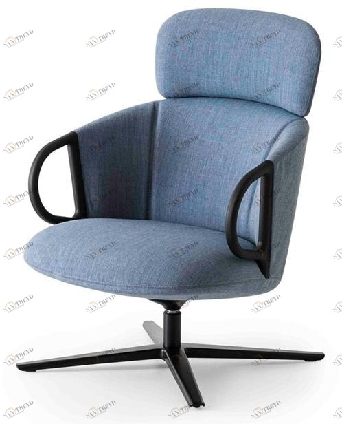 GABER Кресло из ткани с 4 спицами и высокой спинкой Cucaracha 394 