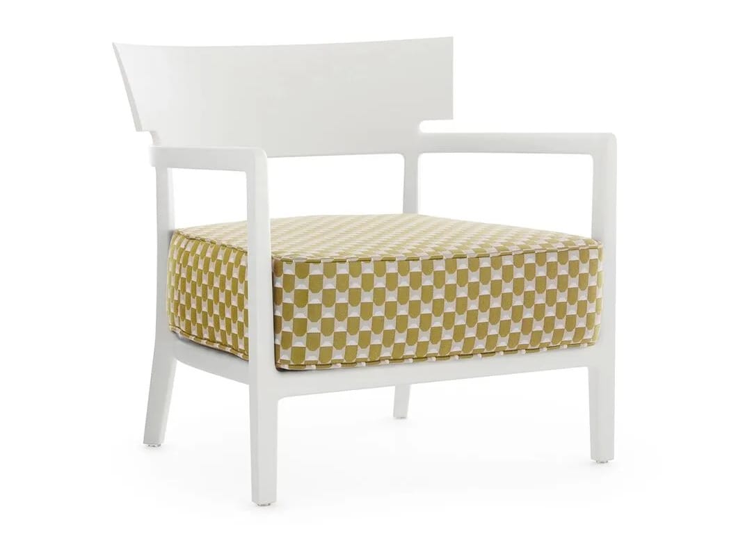 Съемное садовое кресло из поликарбоната и ткани с подлокотниками Kartell CARA LIBERTY ARCH-00029641 - Вид №36