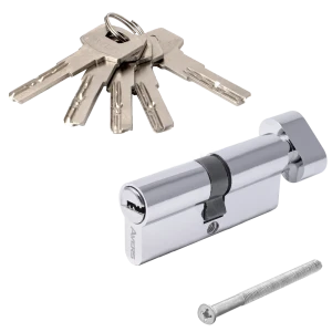 Цилиндр Armex Smart LM-70 35x35 мм ключ-вертушка цвет хром