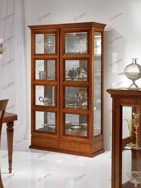 Carpanelli Витрина из красного дерева Quadrotti V478 ve25