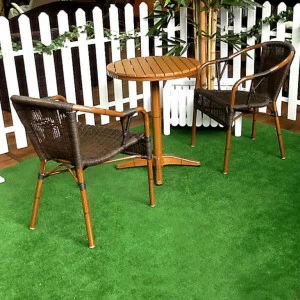 Обеденная группа коричневая на 2 персоны, искусственный ротанг Vinos ЭКО ДИЗАЙН PATIO 129659 Коричневый