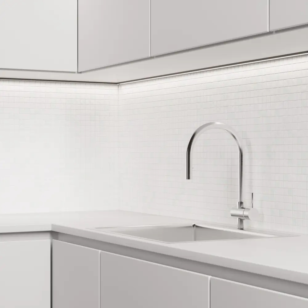 Мозаика Pietra Opalite Blanco стекломасса 31.1x4.9 см цвет белый 83681526 STLM-2167145 Santreyd Мозаика Onix - Вид №6