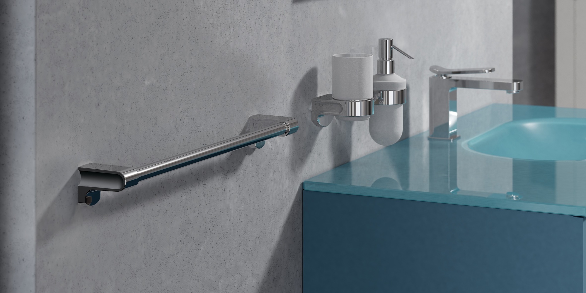 Sonia Полотенцедержатель 600 мм S1-Art Deco Хром 121823 - Вид №1