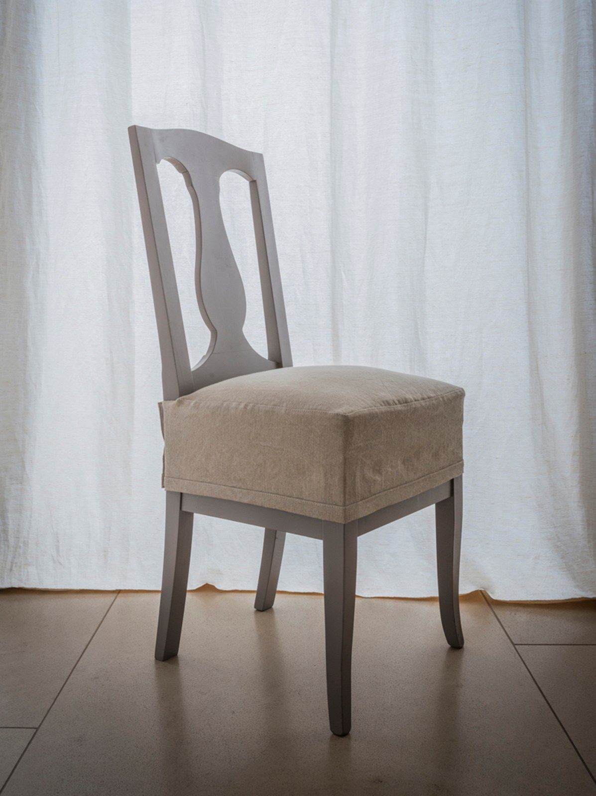 Деревянный стул с тканевым сиденьем Deodara Giuliana ARCH-00019111 - Вид №2