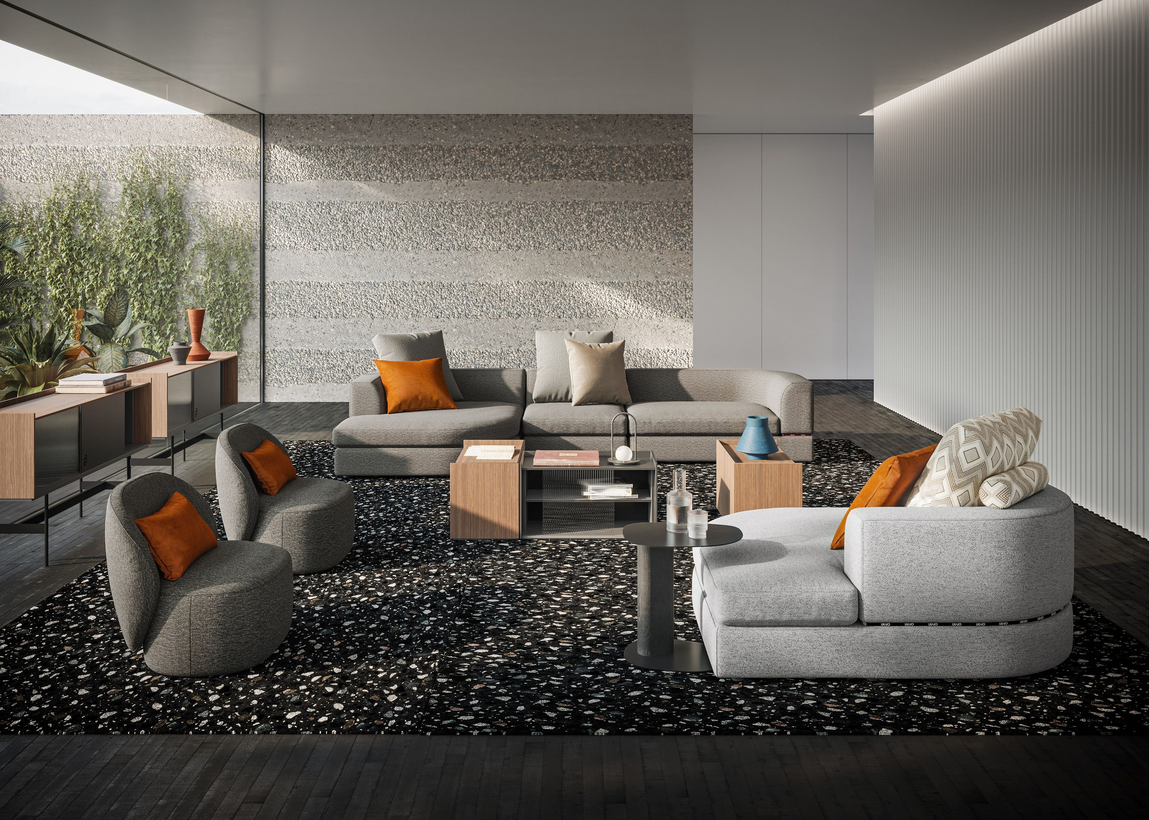 Тканевый диван с полуостровом Liu Jo Living Collection Pixi ARCH-00078655 - Вид №6