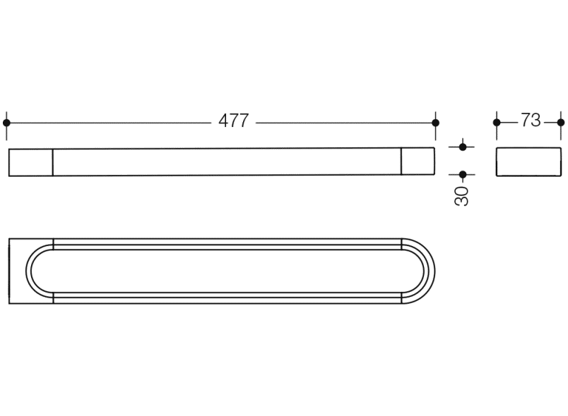 800.09.10040 вешалка для полотенец HEWI System 800 - Вид №8