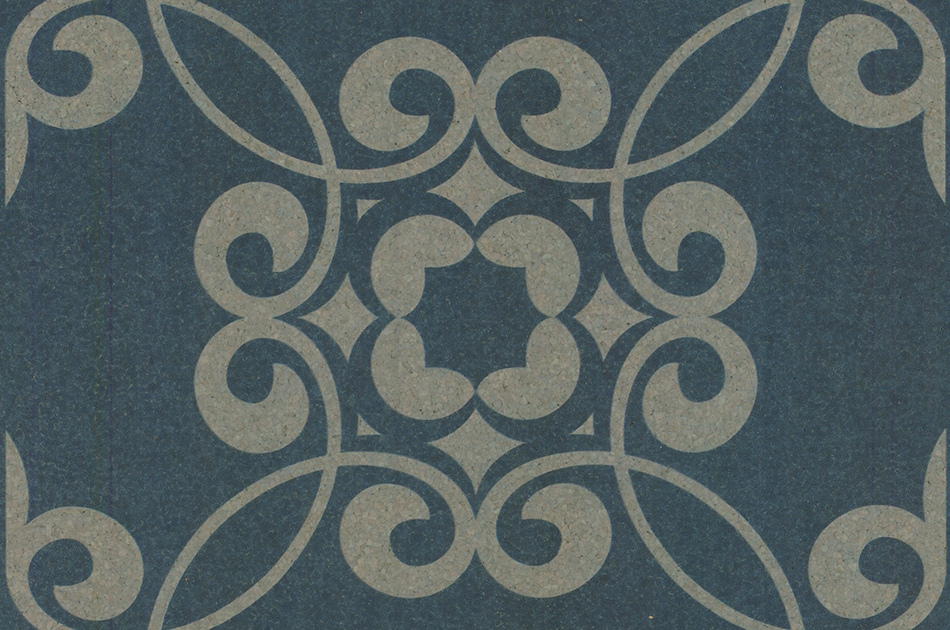 101 023 22 Пробковая настенная плитка Mosaic Dark Blue GRANORTE StoryWall