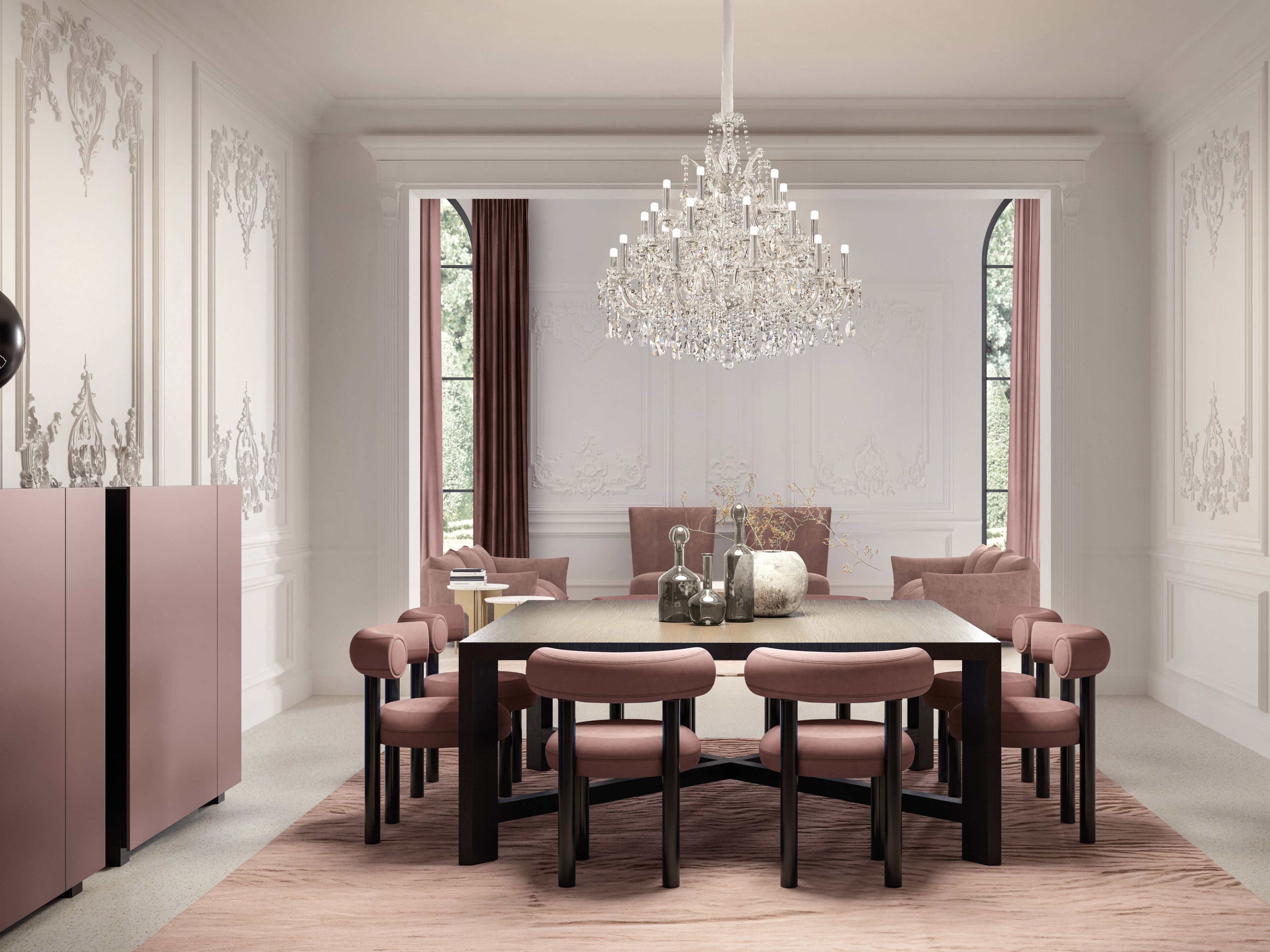 Подвесной светильник с кристаллами Masiero Aqaba ARCH-00082560 - Вид №1