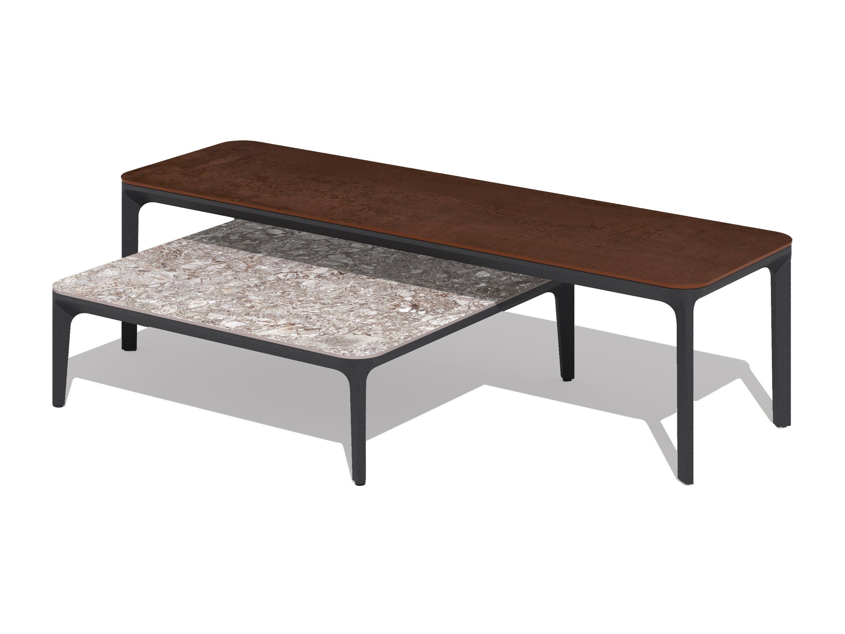 Прямоугольный садовый столик Sovet Italia тонкий ARCH-00089572