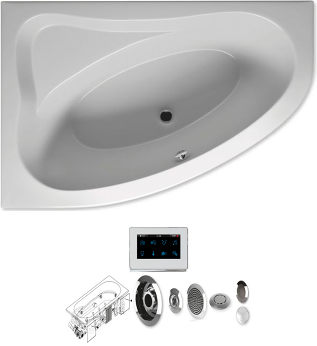 BA6700500000000_lux8 Гидромассажная ванна Riho Lyra Santreyd - Вид №3