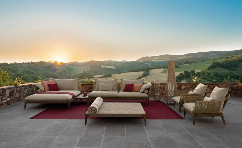 Talenti Садовый диван из модульной ткани Cruise teak sun-id-1435389 - Вид №5