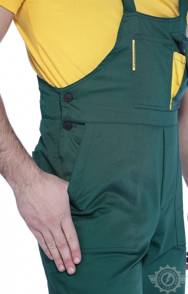 65504 Костюм "Эксперт-2" зеленый  Летняя спецодежда  размер 64-66/170-176  - Вид №13