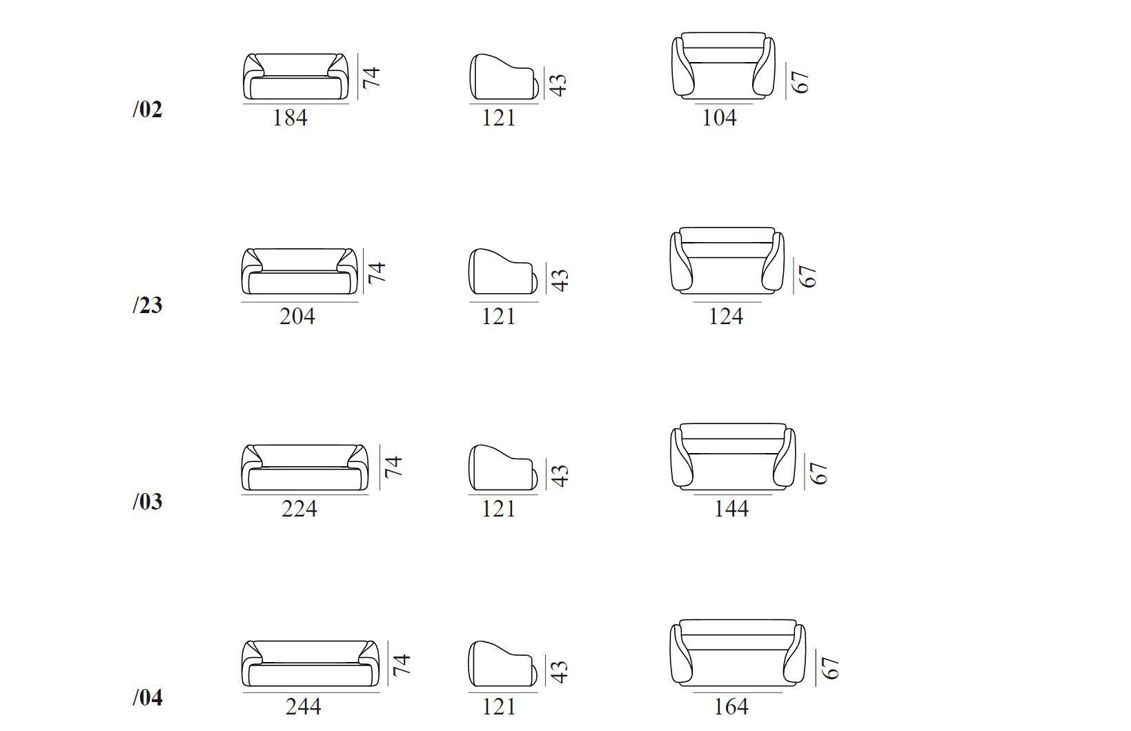 2-местный тканевый диван de Sede DS-705 LONDON ARCH-00060626 - Вид №6