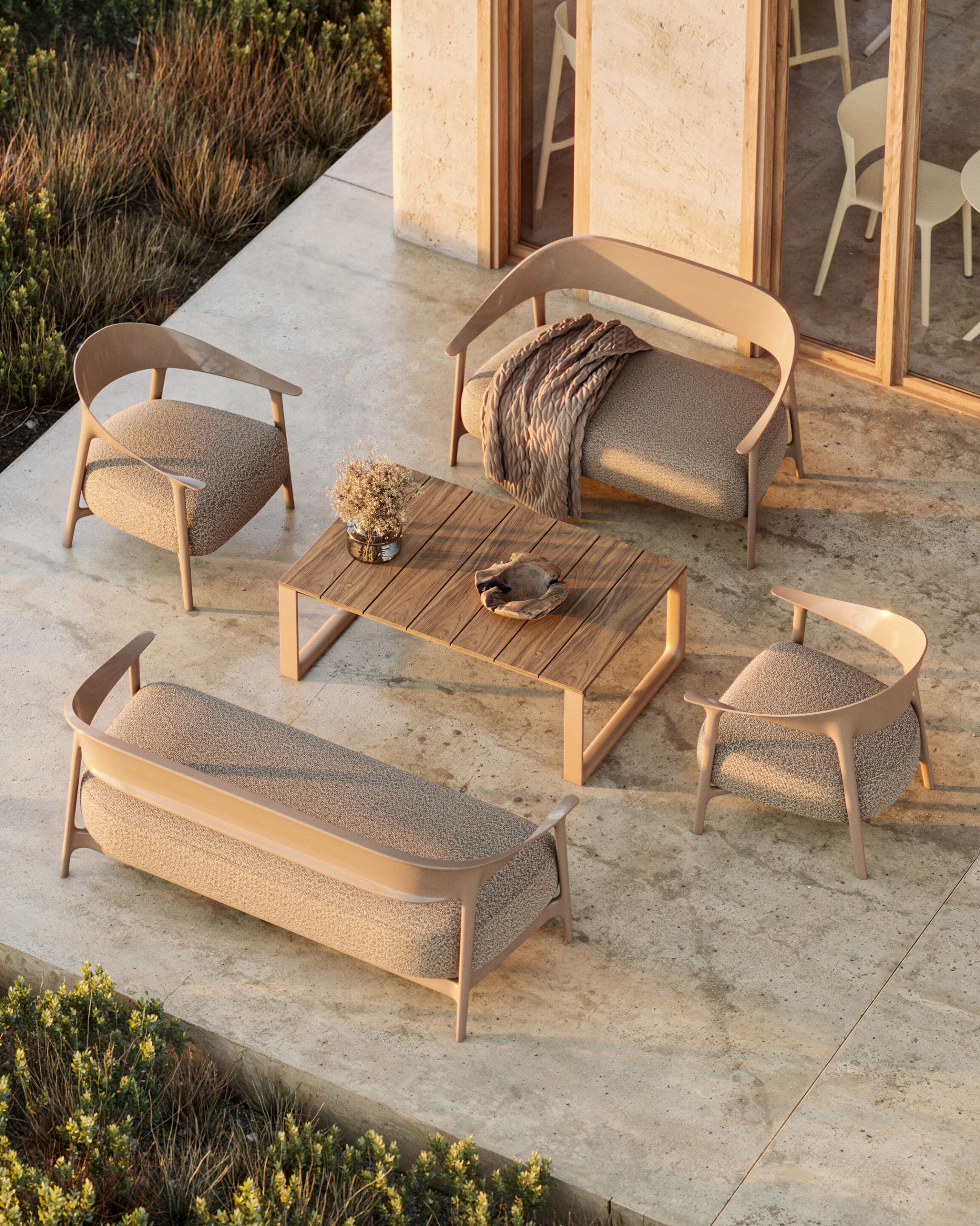 2-местный садовый диван Vondom Африка ARCH-00007919 - Вид №2