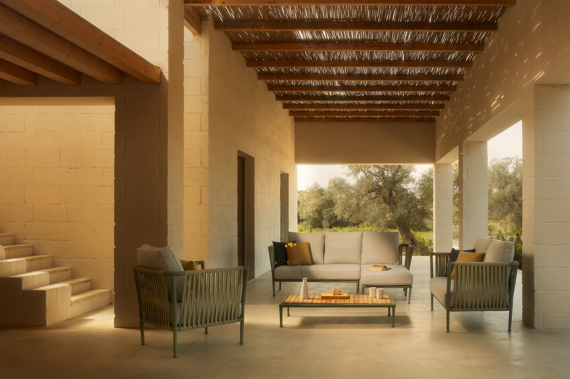 Садовое кресло с подлокотниками Unopiù Treble ARCH-00074536 - Вид №9