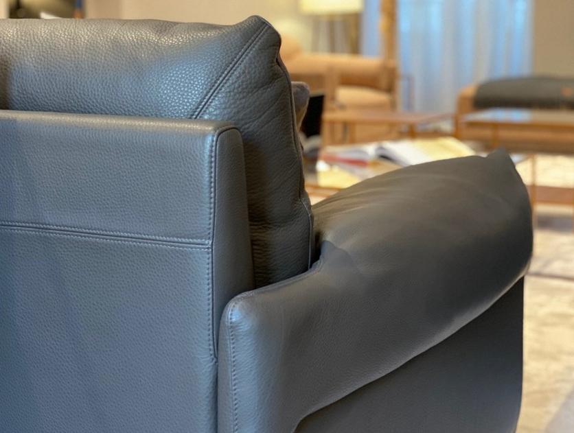 Duvivier Canapés 3-х местный кожаный диван со съемным чехлом  Alfrxg21, alfrxg22, alfrxg23  - Вид №5