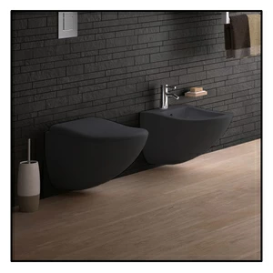 FLVSBA Подвесной унитаз настенный Серый Ceramica Cielo FLUID Италия