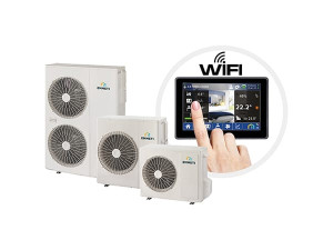 Жилой цельный тепловой насос с цифровым дисплеем управления