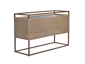 Прямоугольная плантатор из синтетического волокна