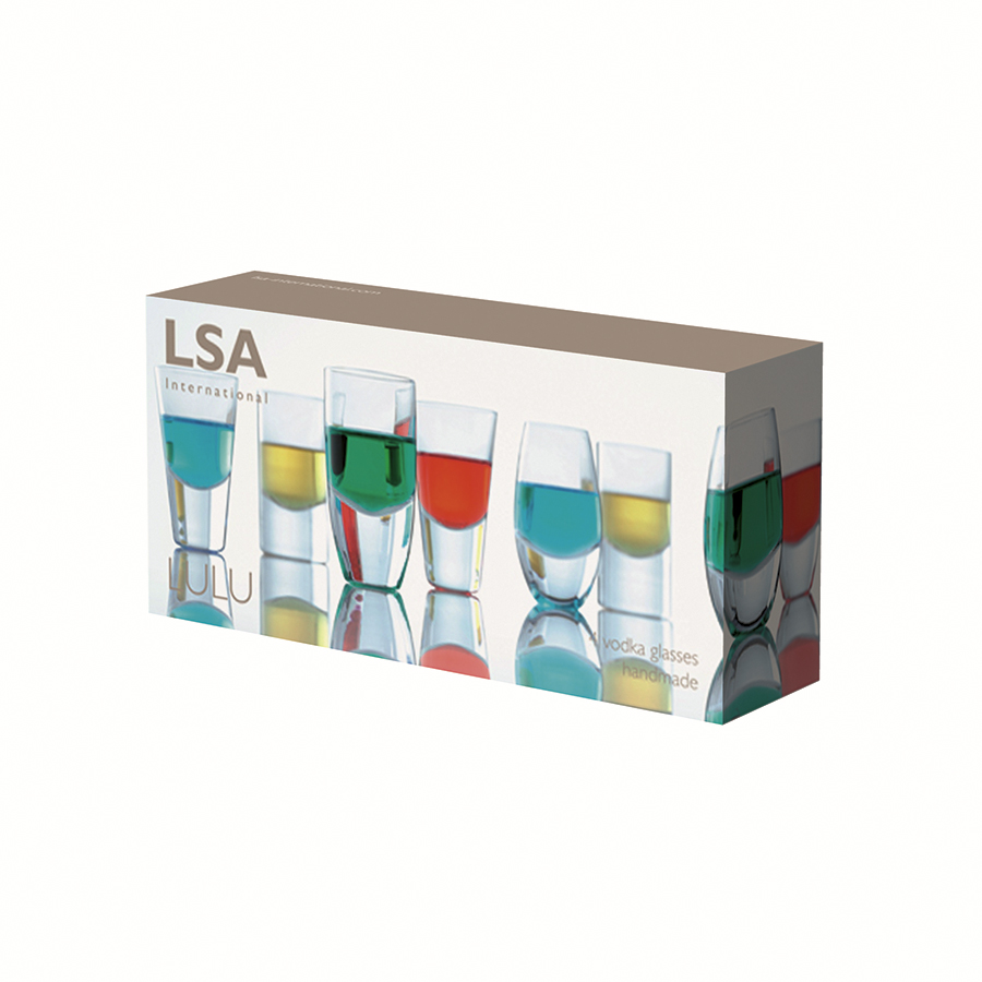 G1011-00-301 Набор стопок lulu, 52-55 мл, 4 шт. LSA International  - Вид №10