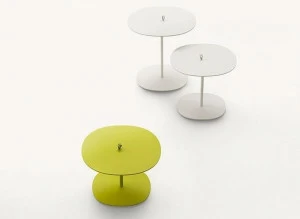 Paola Lenti Круглый алюминиевый садовый столик