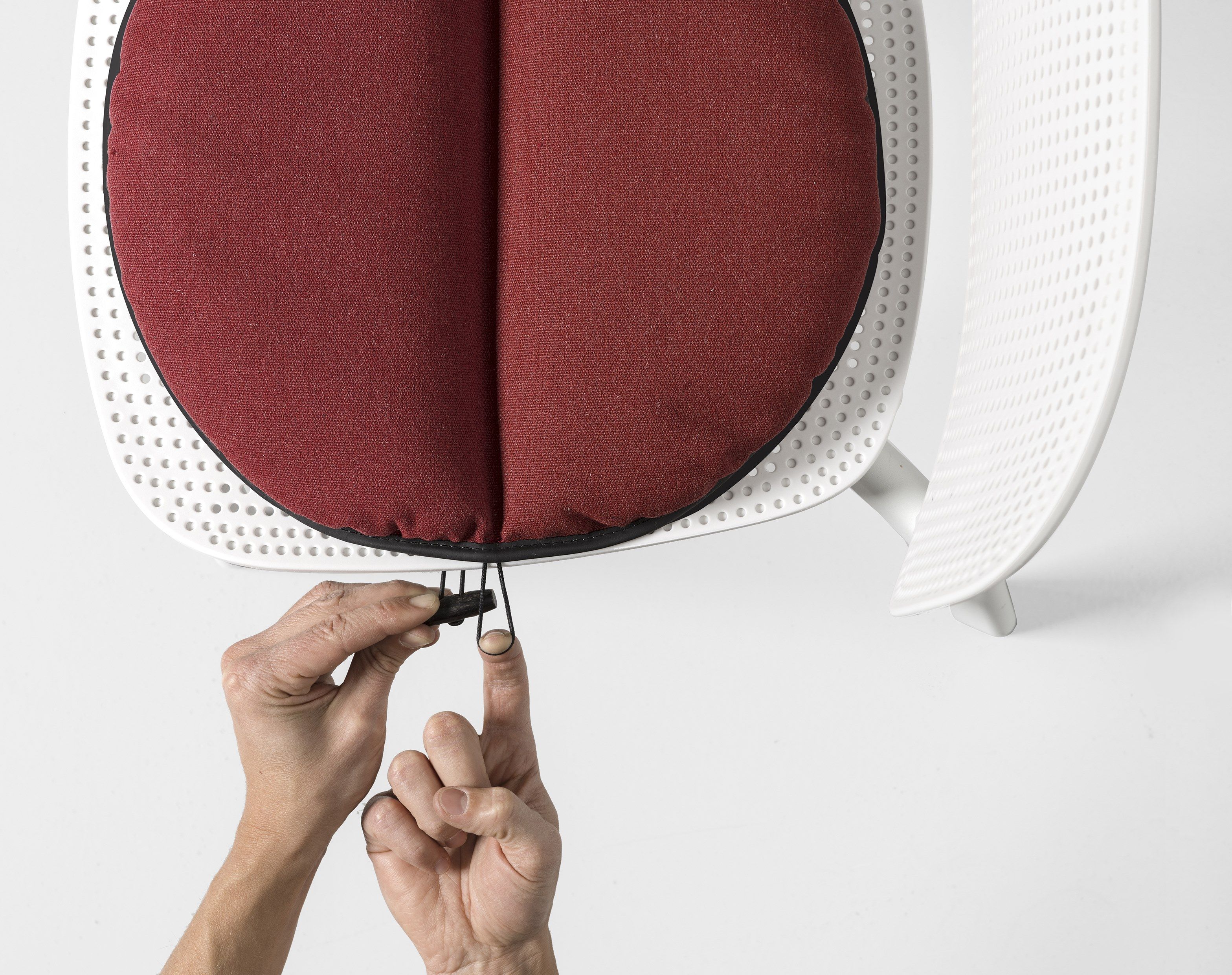 Открытый круглый сплошной цвет подушки Kristalia Lips ARCH-00060696 - Вид №6