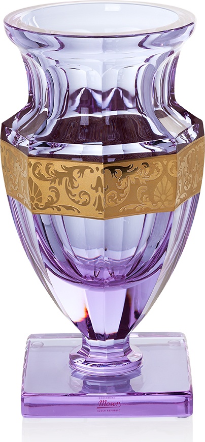 94902 Moser Ваза 26см "Цветы" "Клеопатра" Хрусталь бессвинцовый 