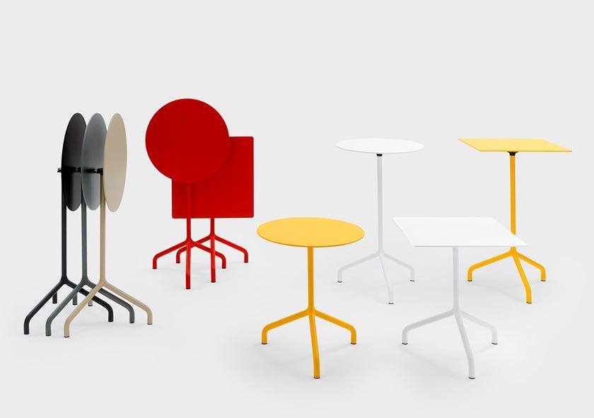 Viganò Высокий металлический стол с откидной столешницей Ginger sun-id-1455892 - Вид №3