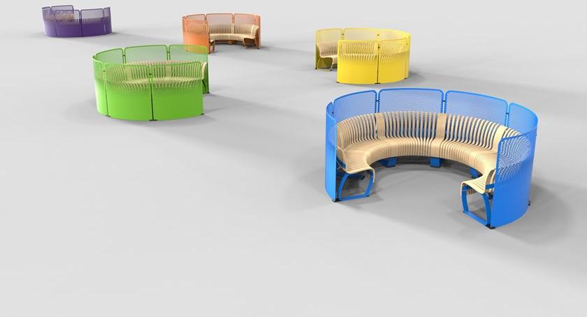 Green Furniture Concept Разделитель скамейки Radius sun-id-1487233 - Вид №6