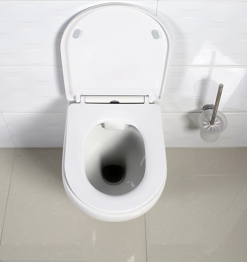 Унитаз подвесной BelBagno CENTO-R безободковый Подвесной унитаз настенный Белый BELBAGNO  Китай  - Вид №6