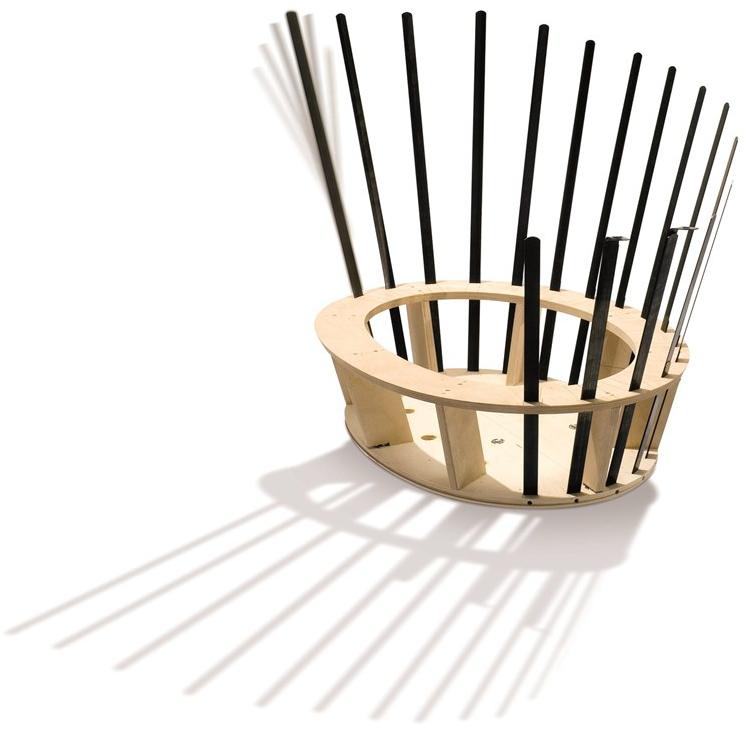 Giorgetti Вращающееся кресло из ткани sun-id-1414741 - Вид №1