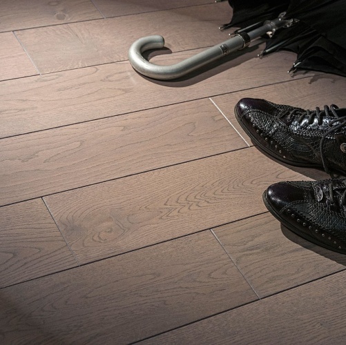 Массивная доска Amigo Classic Сильвер Мун Дуб Натур с брашью (Текстурированная) 300-1500х120 мм 3100300026 - Вид №1