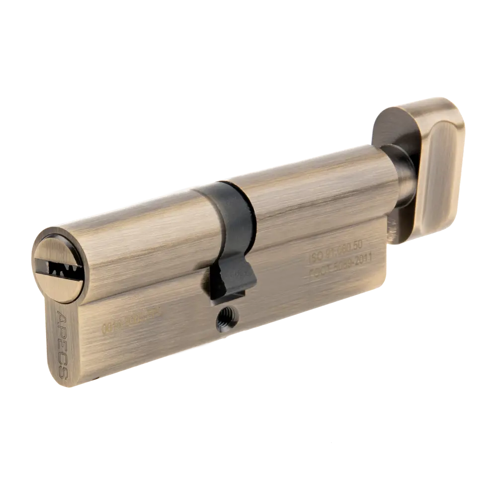 Цилиндровый механизм Apecs Pro LM-90-C-AB для металлических дверей, бронза 84168050 SM STLM-0046665