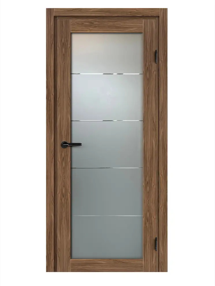 МАРИО РИОЛИ Межкомнатная дверь Толедо со стеклом 90×200 см орех галант 87103949