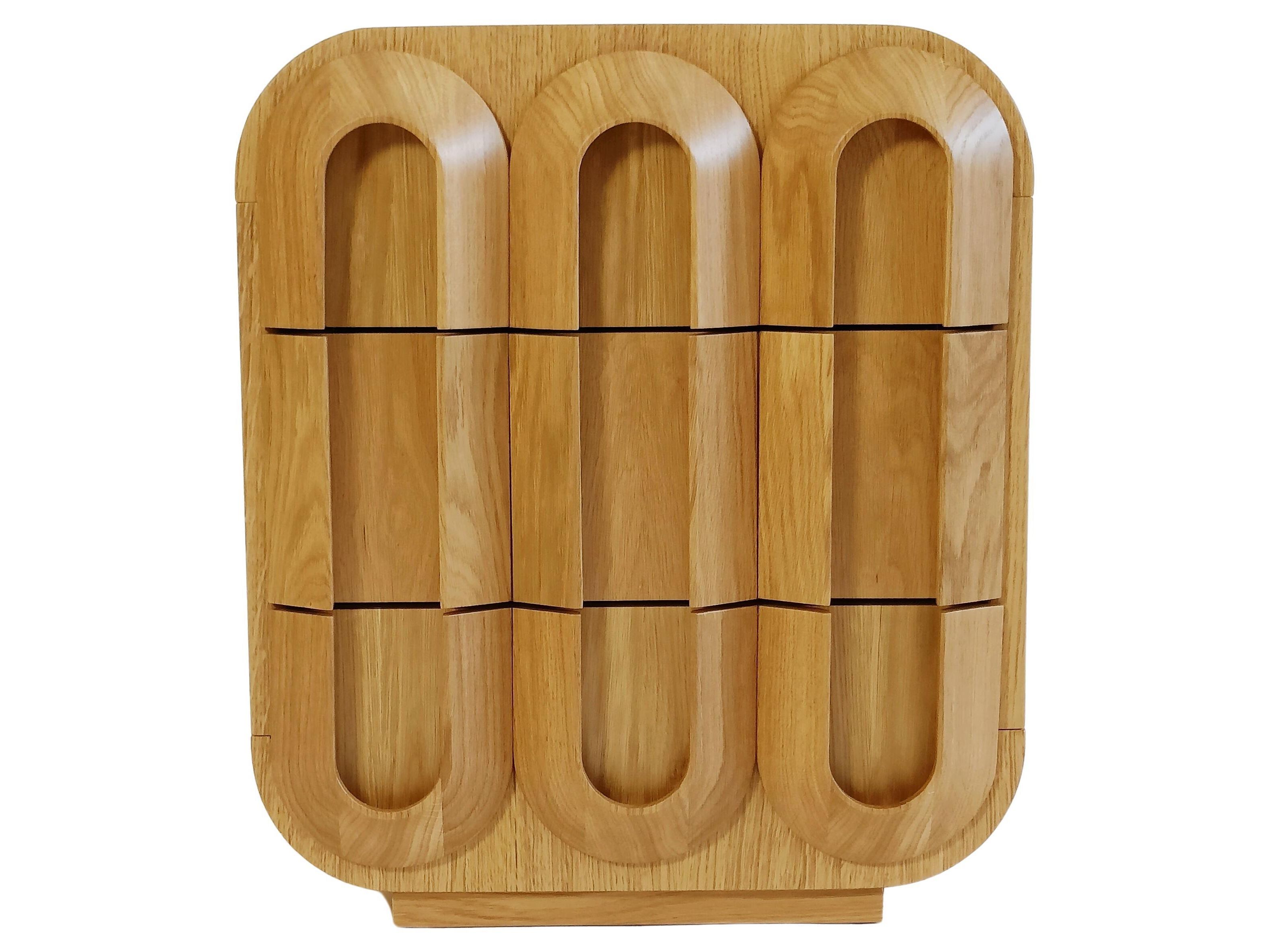 Деревянная тумбочка с ящиками Medulum аркады ARCH-00110715 - Вид №1