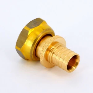 Муфта надвижная В с накидной гайкой бронзовая REHAU 16х3/4"