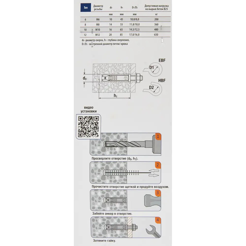 Анкер крюк-болт Sormat PFG HBF 10 2 шт STLM-2163966 - Вид №3
