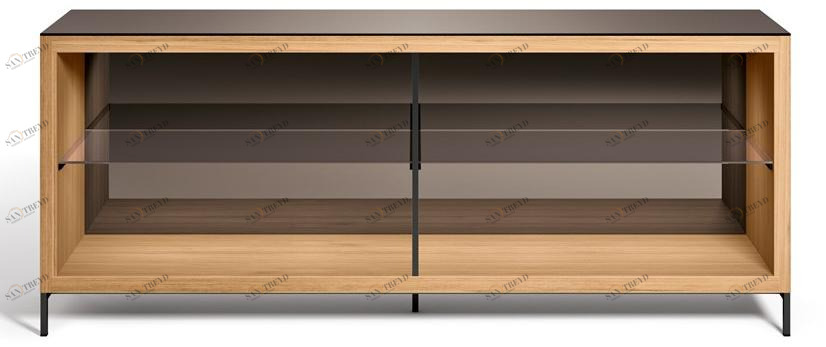 DE PADOVA Комод из дерева и стекла Combi open units sun-id-1361060