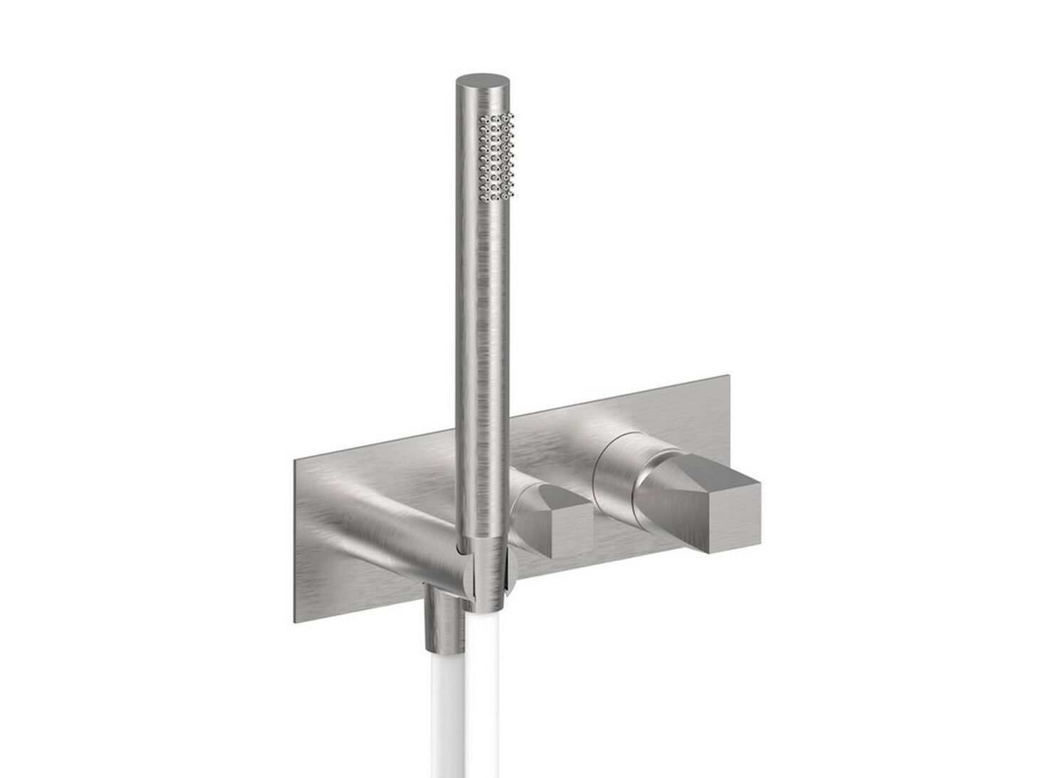 Однорычажный смеситель для душа из нержавеющей стали с переключателем Rubinetterie Frattini Aline ARCH-00143641 - Вид №1