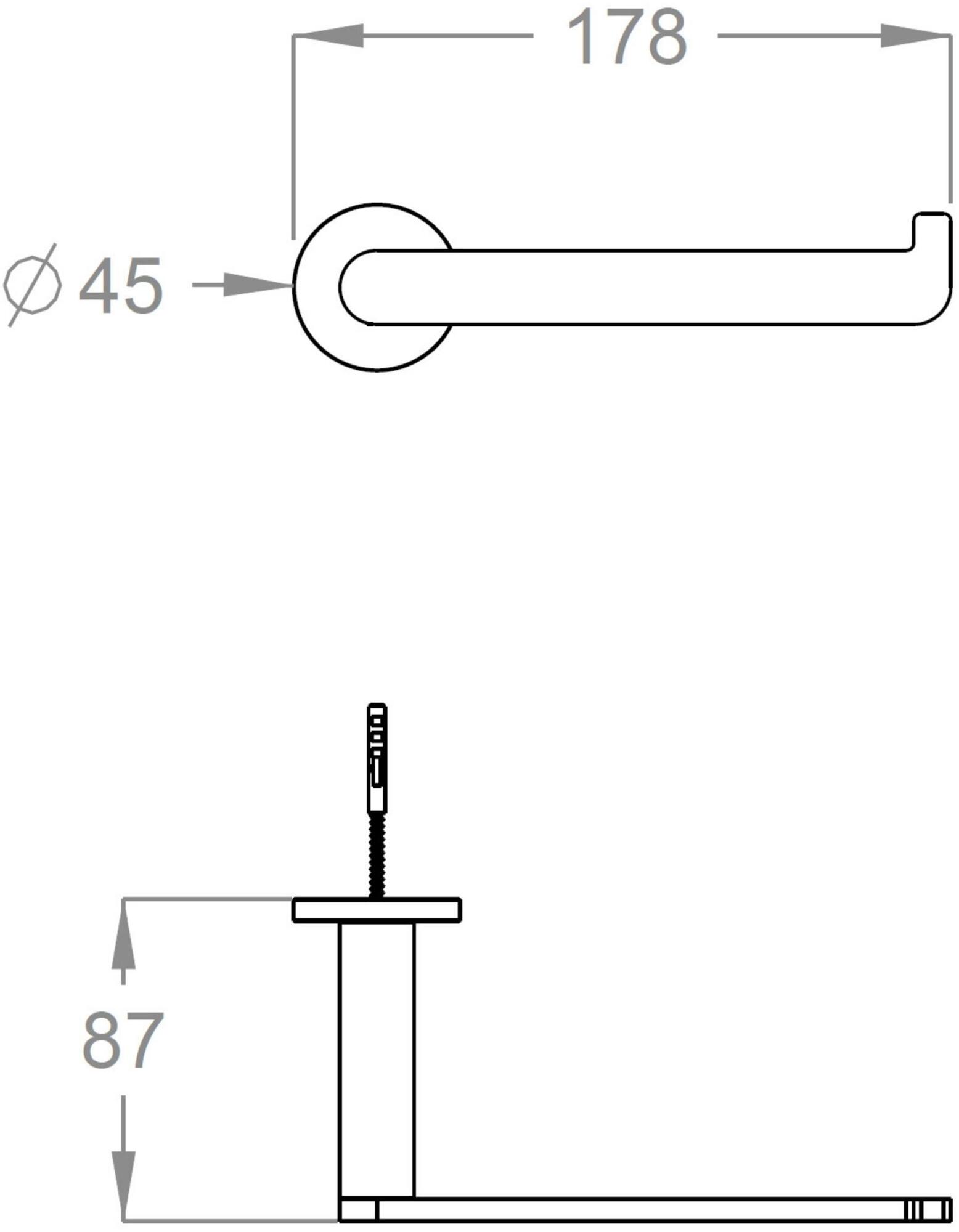 Fir Italia Держатель рулона из нержавеющей стали Accessoriessteel Abcs10c - Вид №1